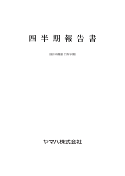 第2四半期報告書 (PDF:524KB)