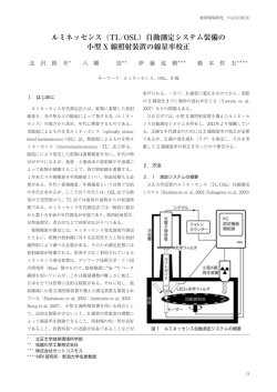 自動測定システム装備の 小型 X 線照射装置の線量率校正