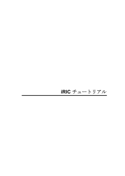 iRIC チュートリアル