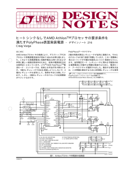 DN216 ヒートシンクなしでAMD Athlonプロセッサ電源要求に対応する