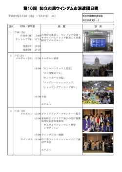 第10回市民派遣団日程表（PDF：270.5KB）