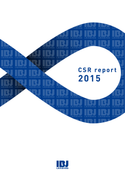 CSR report 2015