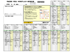 アレルギー表示献立表 [PDFファイル／640KB]