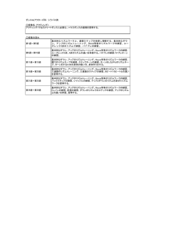 シラバス - 東京ダンス＆アクターズ専門学校(DA TOKYO)