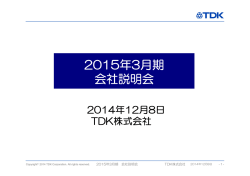 説明会資料（全文） （PDF：5461KB）