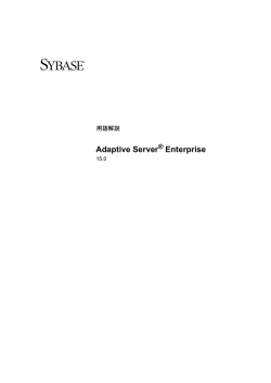 Adaptive Server Enterprise