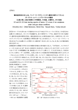 極低温気相分光による、ベンゾ-12-クラウン-4 イオン錯体の