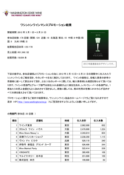 日本語版 - ワシントン ワイン協会