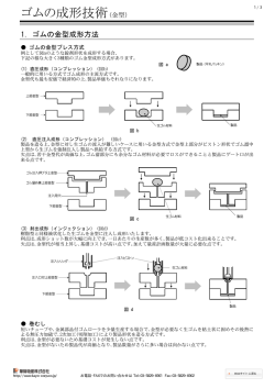 ゴムの成形技術(金型）