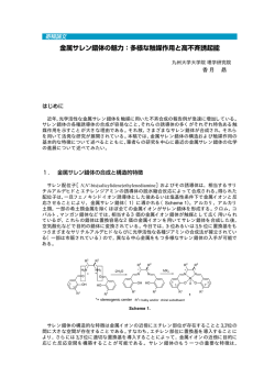 金属サレン錯体の魅力：多様な触媒作用と高不斉誘起能