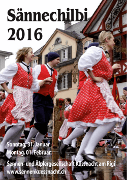 S&auml;nnechilbi 2016 - Freier Schweizer