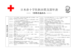 日赤秋田県支部120周年のあゆみ（PDF2.5MB）