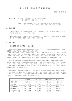 つくってひびかせよう！ イメージした音を!!
