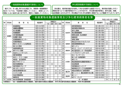 亘理町一般廃棄物収集運搬許可業者