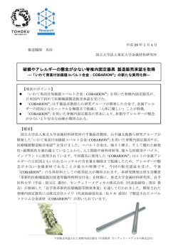 破損やアレルギーの懸念が少ない脊椎内固定器具 製造販売承認を取得