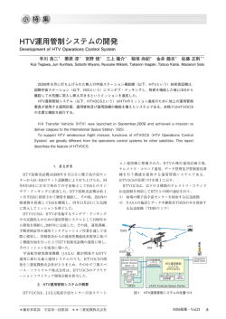 HTV運用管制システムの開発 - 三菱スペース・ソフトウエア
