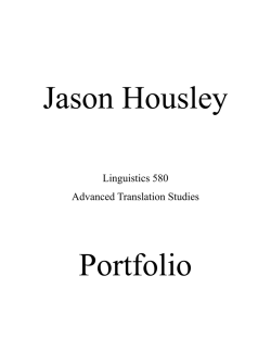 Portfolio - Elucitrans Translation