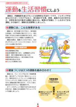 運動を生活習慣にしよう