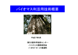 バイオマス利活用技術概要集