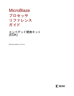 MicroBlaze Processer Reference Guide