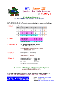 INTL SWIMMING