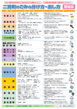 ごみの分け方・出し方簡易版（PDF：715.3KB）