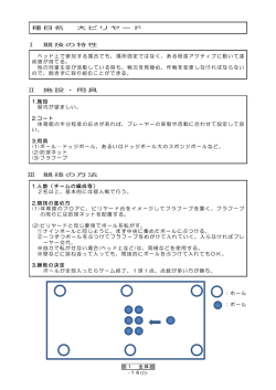 -16(1)- 種目名 大ビリヤード Ⅰ 競技の特性 ベッド上で参加する場合でも