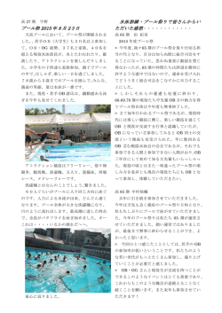 プール祭の風景 - 桃陰水泳クラブ