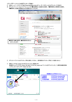 アップデート手順 - 不動産評価システム｜トポロジー