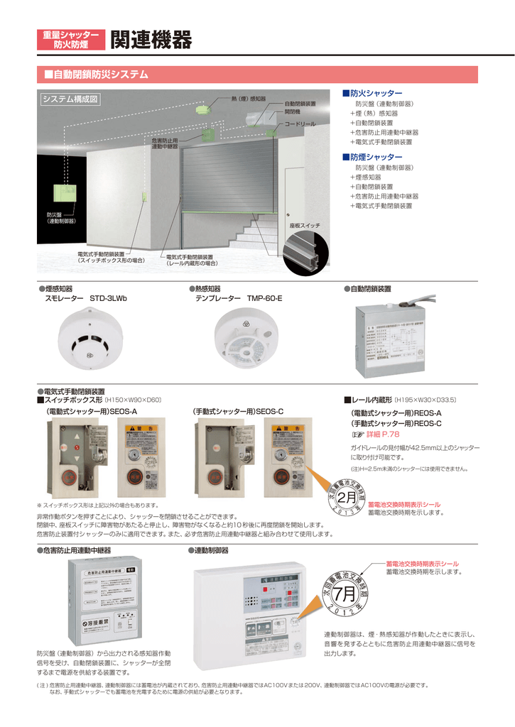 関連機器 株式会社lixil鈴木シャッター