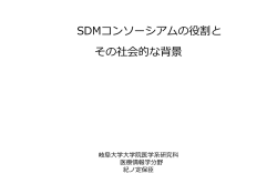 「SDMコンソーシアムの役割とその社会的な背景」（PDF形式 3365KB）