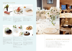 WEDDING AT PIERRE GAGNAIRE - ANA InterContinental Tokyo