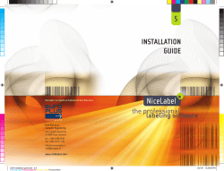 NiceLabel Installation Guide