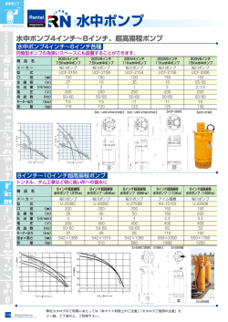 水中ポンプ 4インチ