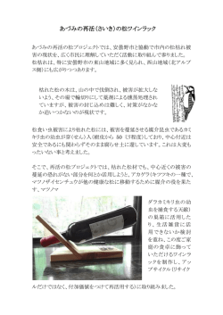 あづみの再活（さいき）の松ワインラック