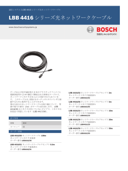 LBB 4416 シリーズ光ネットワークケーブル