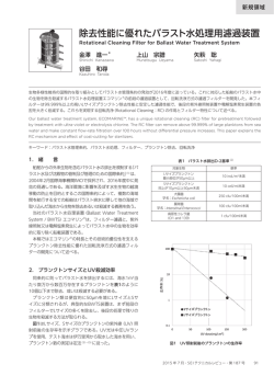 除去性能に優れたバラスト水処理用濾過装置