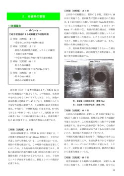 2．妊娠期の管理