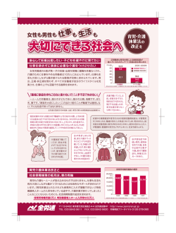 育児・介護休業法の改正