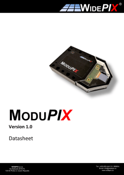 MODUPIX データーシート
