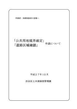 道路区域確認