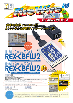 MACWORLD 2000 FireWire製品情報