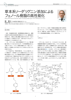草本系ソーダリグニン添加による フェノール樹脂の高性能化