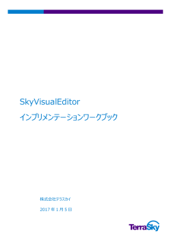 SkyVisualEditor インプリメンテーションワークブック