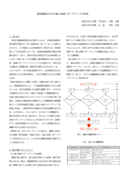 被害軽減のための海上津波ハザードマップの作成