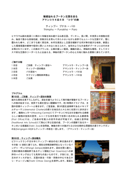 魅惑溢れるブータン王国を巡る アマンコラ 4 泊 5 日 &ldquo;コラ&rdquo;の旅 ティンプー