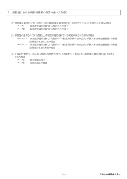 5．所得税における所得控除額の計算方法（具体例）