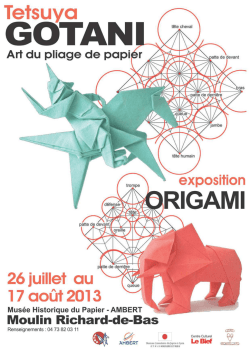 Tetsuya GOTANI -ORIGAMI- Art du pliage de
