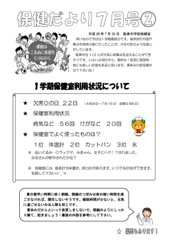 7月 - 大洲市立肱東中学校