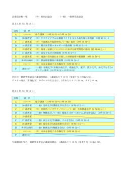 こちら - 中部化学関係学協会事務局